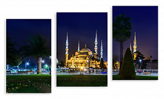 Модульная картина 2136 "Мечеть"