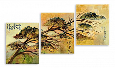 Модульная картина 5310 "Японский лес"
