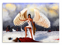 Постер 1947 "Ангел с копьем"
