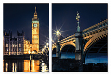 Модульная картина 120 "Ночной Лондон"