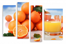 Модульная картина 3125 "Апельсиновый рай"