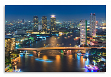 Постер 2562 "Ночной Бангкок"