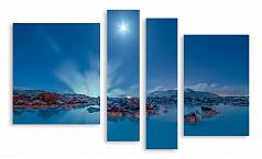 Модульная картина 3281 "Норвежский пейзаж"