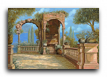 Репродукция 1863 "Итальянский парк2"