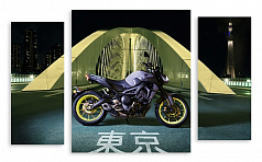 Модульная картина 3721 "Японский мотоцикл"