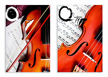 Модульная картина 2218 "Душа скрипки"