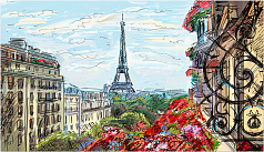 Постер 2722 "Нарисованный Париж"