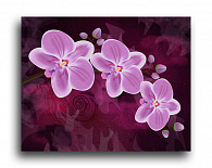 Постер 5850 "Фиолетовые цветы"