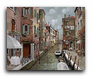 Репродукция 1890 "Канал в Венеции8"