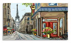 Постер 2597 "Улочки Парижа"