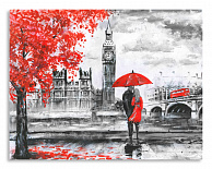 Постер 2452 "Красно-серый Лондон"