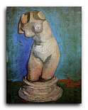 Репродукция 1566 "Статуэтка женского торса (Plaster Statuette of a Female Torso)"