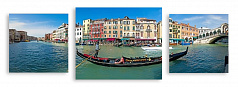 Модульная картина 2564 "Путешествие по Венеции"