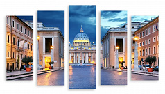 Модульная картина 2402 "Ватикан"