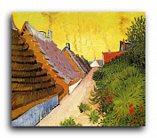 Репродукция 1577 "Улица в Сант-Мари (Street in Saintes-Maries)"