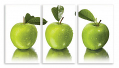 Модульная картина 5635 "Зеленое яблоко"