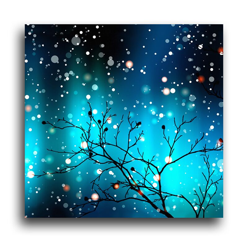 Постер 4750 "Дерево в голубую ночь" фото 1