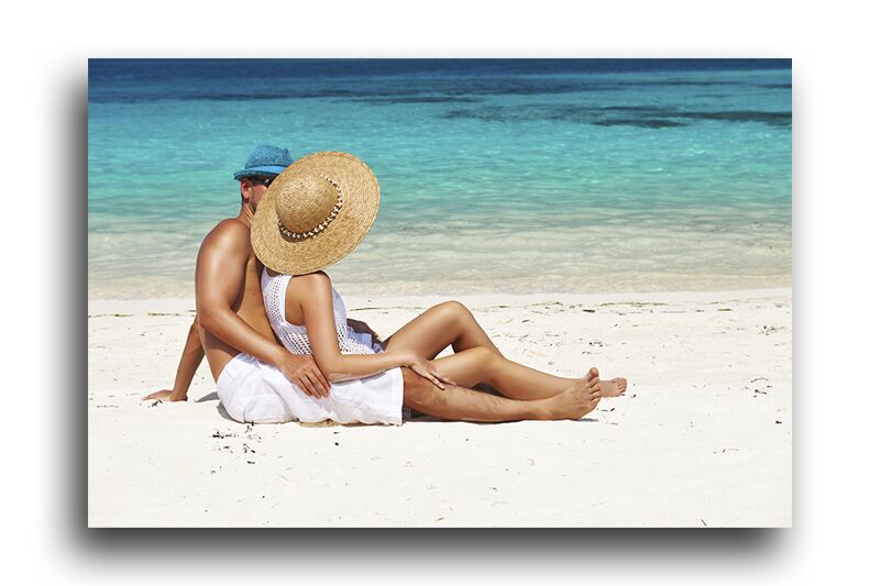Постер 1480 "Пара на пляже" фото 1