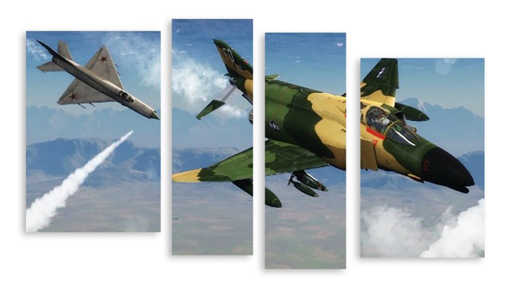 Модульная картина 3581 "Военные самолеты" фото 1