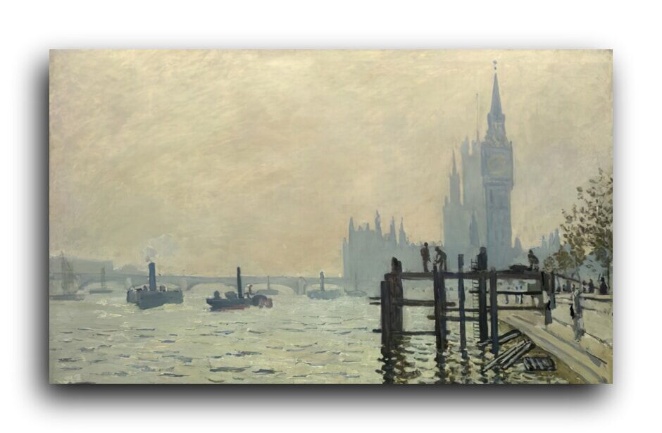 Репродукция 1025 "Темза ниже Вестминстера (The Thames below Westminster)" фото 1