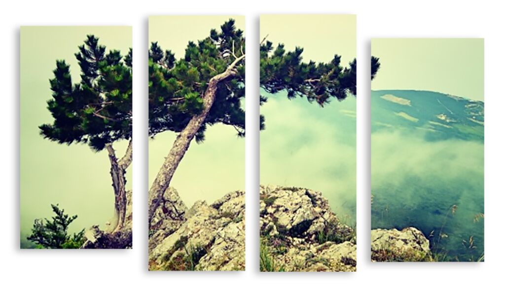 Модульная картина 2417 "Дерево в горах Крыма" фото 1