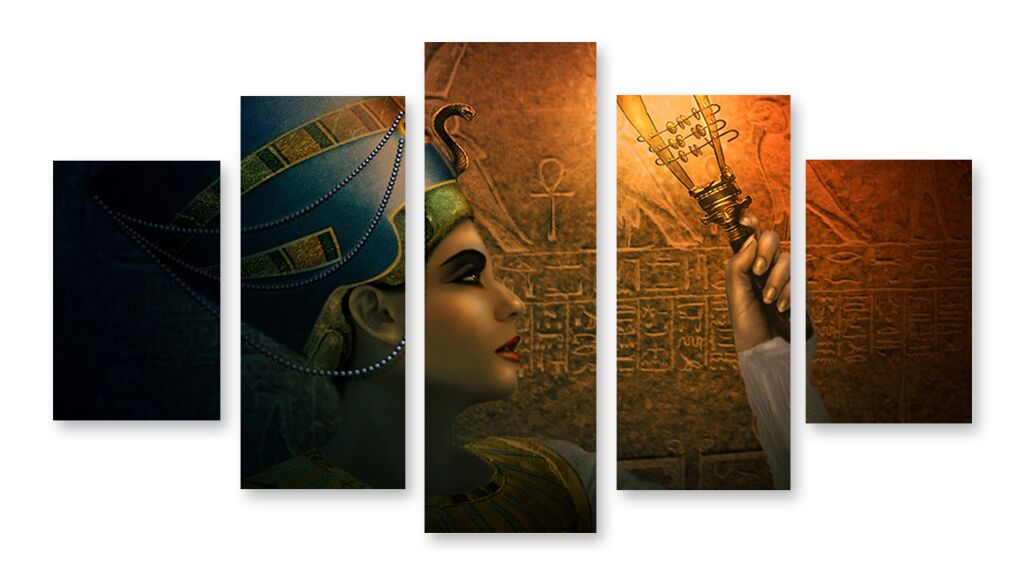 Модульная картина 1718 "Царица Египта" фото 1
