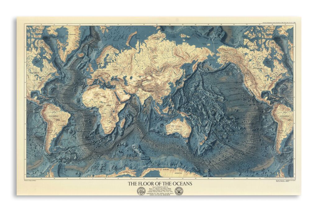 Постер 879 "Карта мира" фото 1