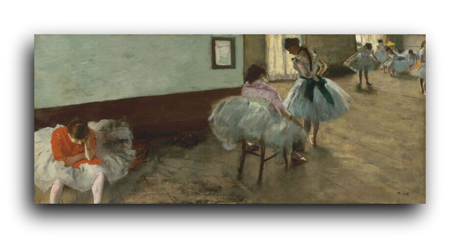 Репродукция 2220 "Урок танца (1879)" фото 1