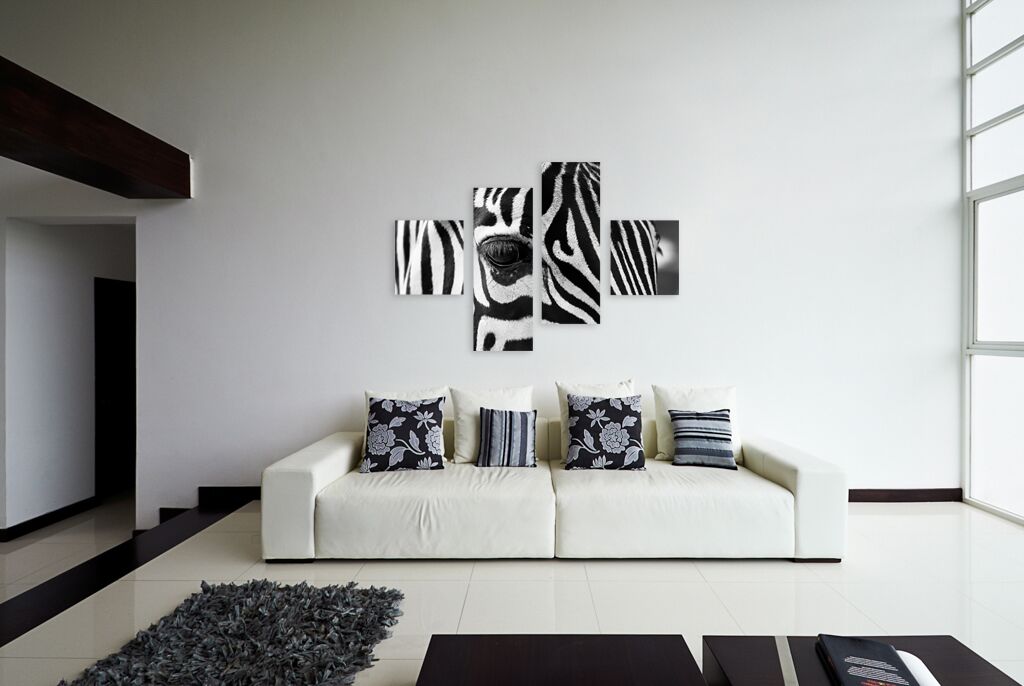 Модульная картина 1395 "Взгляд зебры" фото 3