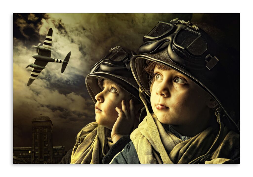 Постер 3206 "Юные пилоты" фото 1