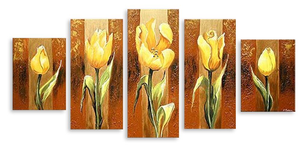 Модульная картина 4083 "Жёлтые тюльпаны" фото 1