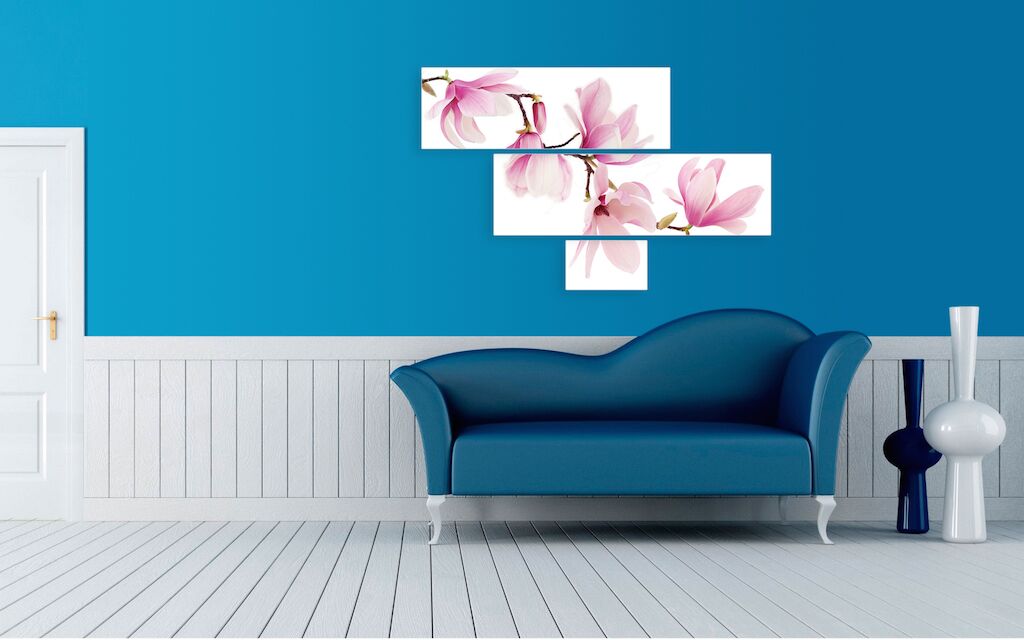 Модульная картина 170 "Розовый цветок" фото 2