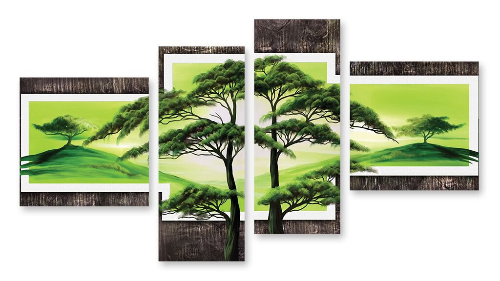 Модульная картина 941 "Два дерева" фото 1