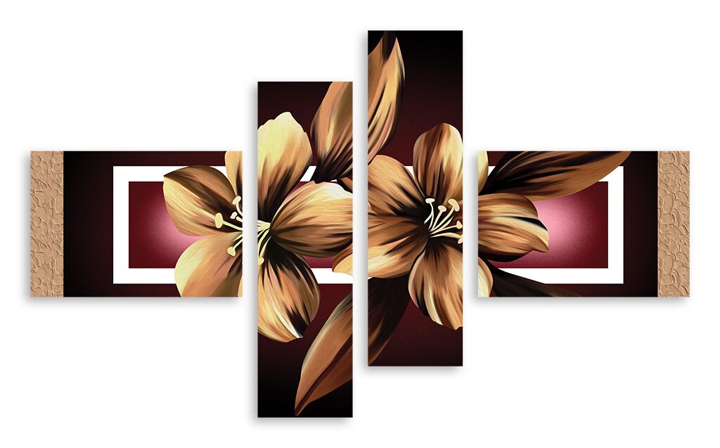 Модульная картина 5316 "Шикарные лилии" фото 1