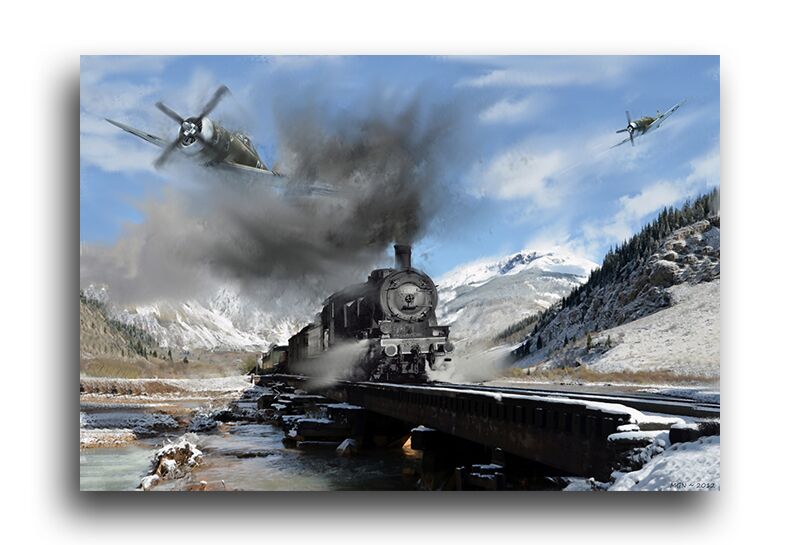 Постер 1948 "Военный локомотив" фото 1
