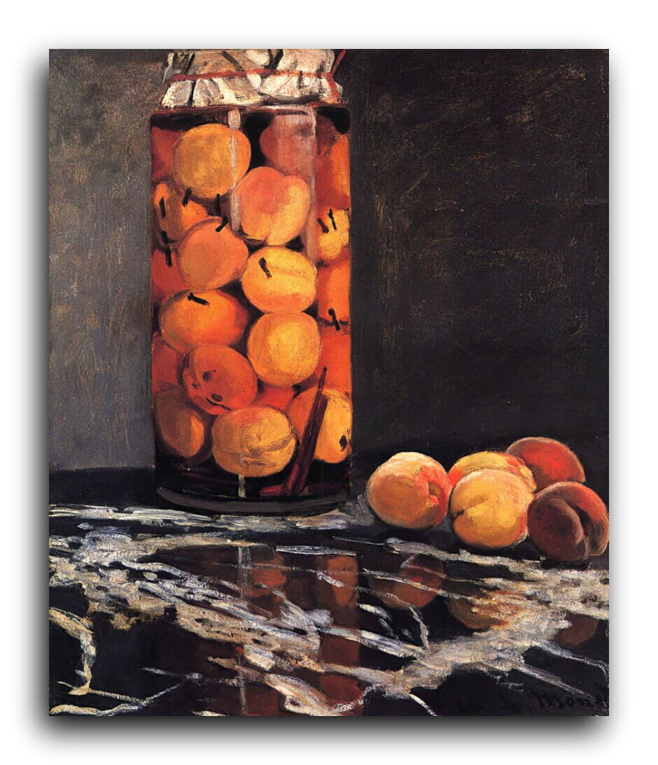 Репродукция 878 "Банка с персиками (Pot of Peaches)" фото 1