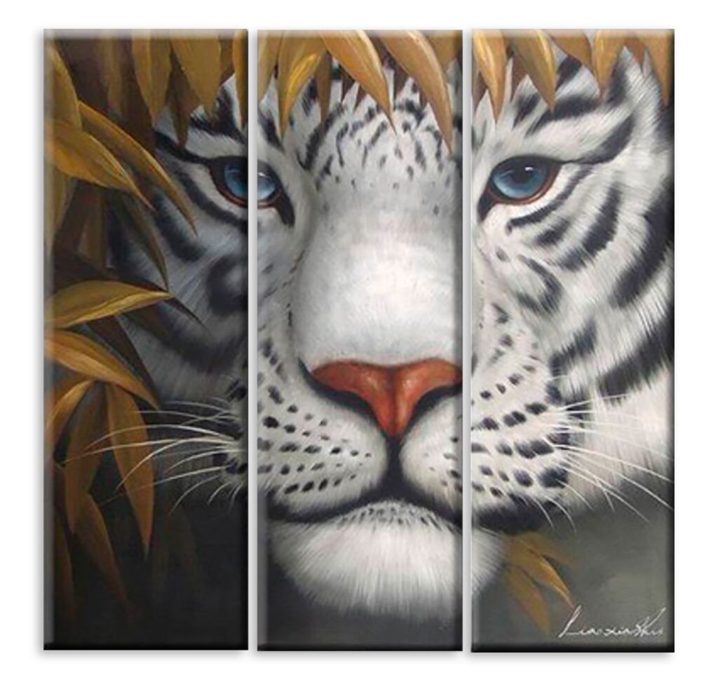 Модульная картина 5587 "Белый тигр" фото 1