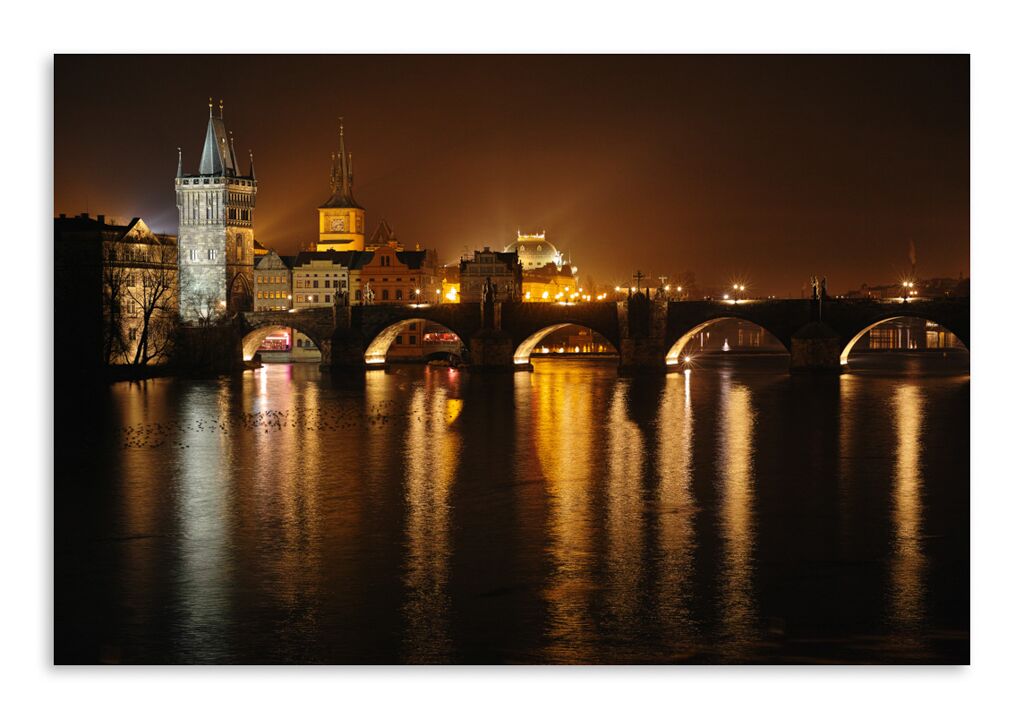 Постер 3416 "Ночная Прага" фото 1