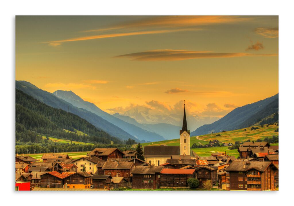Постер 3023 "Сказочная Швейцария" фото 1