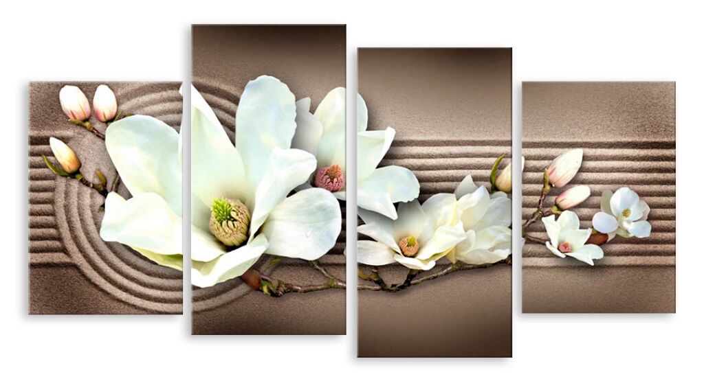 Модульная картина 3331 "Белые орхидеи" фото 1