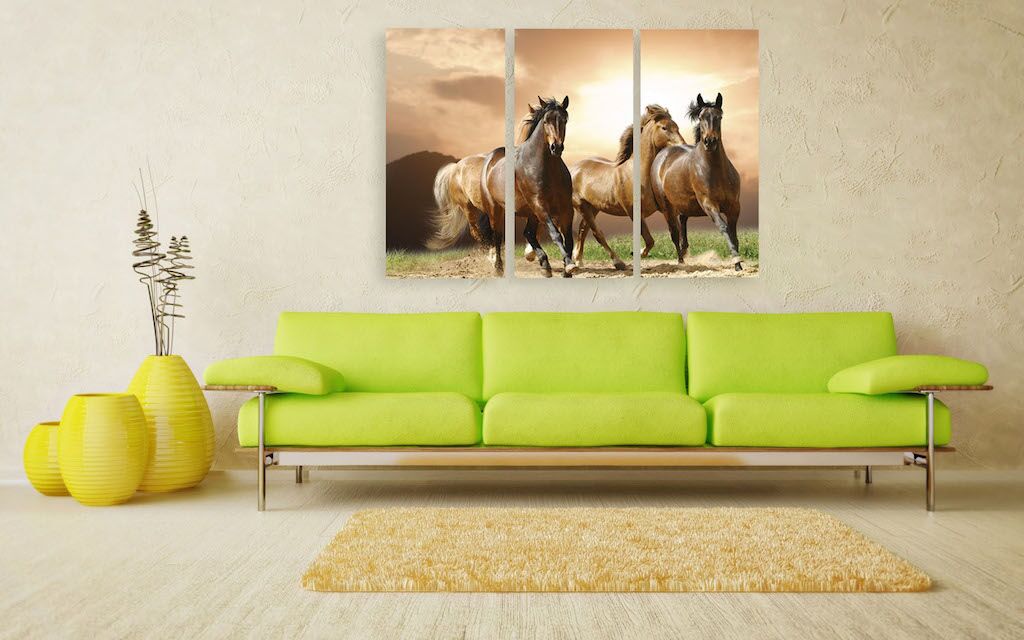 Модульная картина 211 "Лошади" фото 4