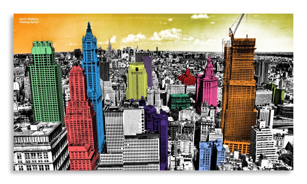Постер 3004 "Цветной Нью-Йорк" фото 1