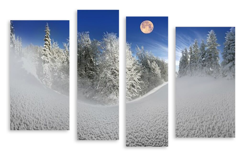Модульная картина 3356 "Снежный холм" фото 1