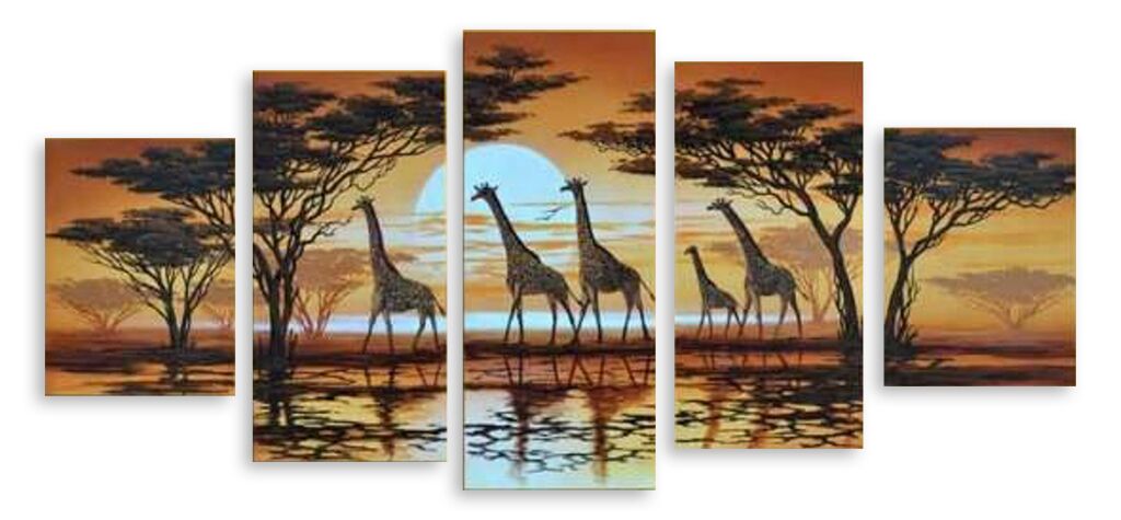 Модульная картина 4942 "Жирафы" фото 1