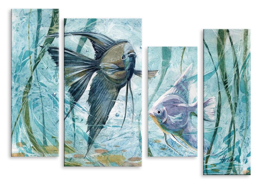 Модульная картина 4185 "Рыбки" фото 1