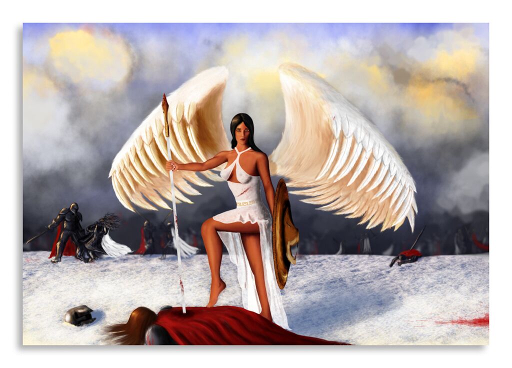 Постер 1947 "Ангел с копьем" фото 1