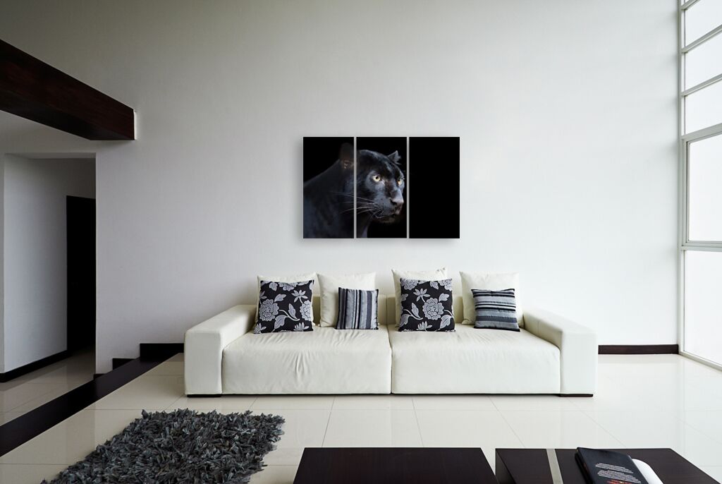 Модульная картина 1376 "Черная пантера" фото 4