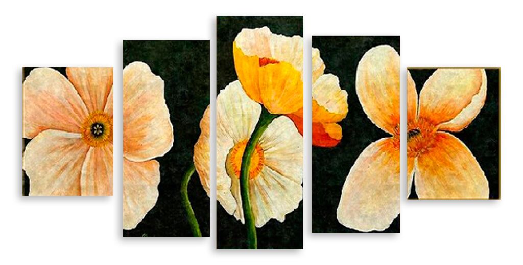 Модульная картина 5580 "Весенний букет" фото 1