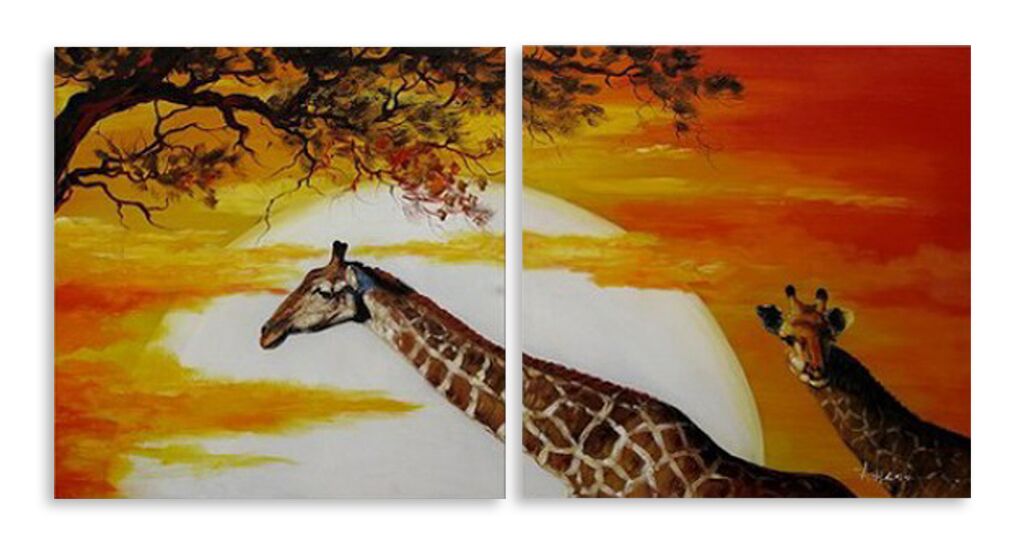 Модульная картина 4325 "Жирафы" фото 1