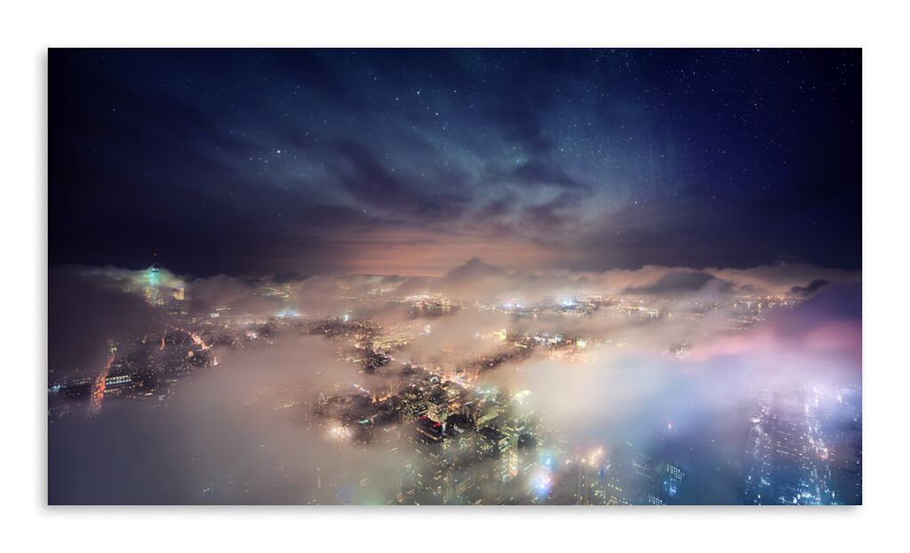 Постер 3682 "Город в тумане" фото 1